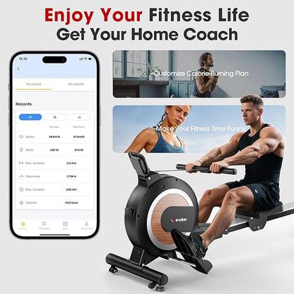 Rowing Machine for Home, Magnetic Rower Machine, 350 LB Weight Capacity - Image 8