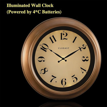 CLXEAST 18 Inch Glow in The Dark Wall Clocks - Image 5
