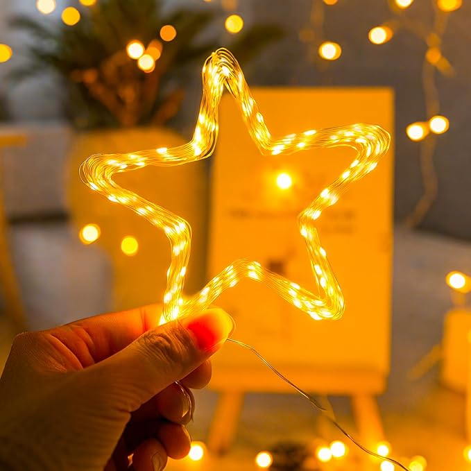 6-Pack 33FT 100 LED Fairy Lights Battery Operated - Image 6