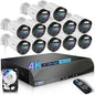 【130° Ultra Wide-Angle & 2-Way Audio】 Outdoor Wired Security Camera System by WEILAILIFE