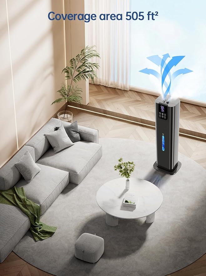 8L Smart Humidifier for Large Room Bedroom, Cover up to 505ft², Remote & APP - Image 6