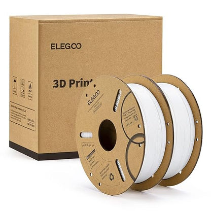 ELEGOO PLA Filament 1.75mm White 2KG, 3D Printer Filament Dimensional Accuracy - Image 8