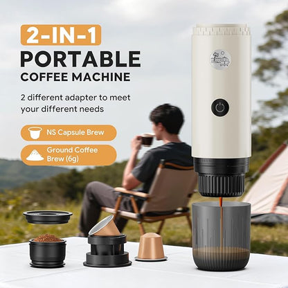 Portable Espresso Machine, Travel Coffee Maker - Image 2