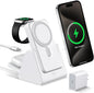 Smtcsl 3-in-1 Wireless Charging Station: Portable 10000mAh Power Bank Charger by Smtcsl
