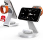 3 in 1 Charging Station for Apple Devices, Mag-Safe Charger Stand Fast Charging by LONGCONN