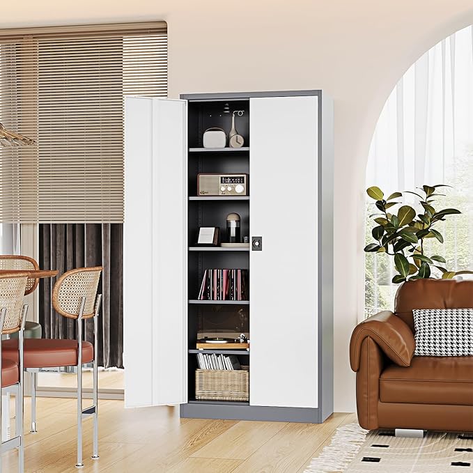 Metal Storage Cabinet-71” Tall Steel File Cabinets - Image 9