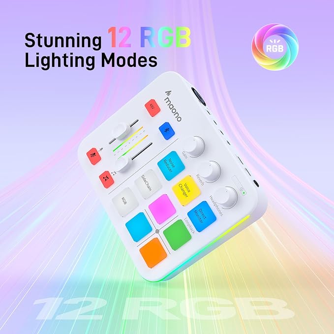 MAONO Gaming Audio Mixer, Audio Interface - Image 5