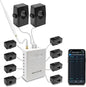Smart Home Energy Monitor with 8 50A Circuit Level Sensors, Measure Power Usage by Fusion+Energy
