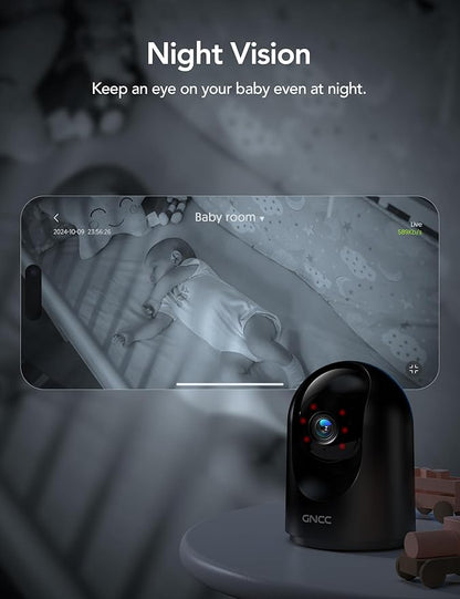 GNCC Indoor Security Camera, 2K Cameras - Image 6