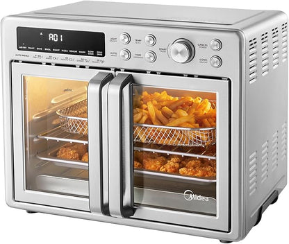 Midea Flexify French Door Toaster Oven Air Fryer Combo, 26.4 QT, Extra Large by Makeyourselfathome