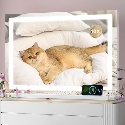 Vanity Mirror with Lights, Dimmable 3 Modes, Memory Function, Smart Touch - Image 3