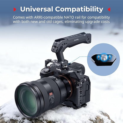 SMALLRIG Quick Release Top Handle, Dual-Direction & Compatible QR-Slide NATO - Image 5