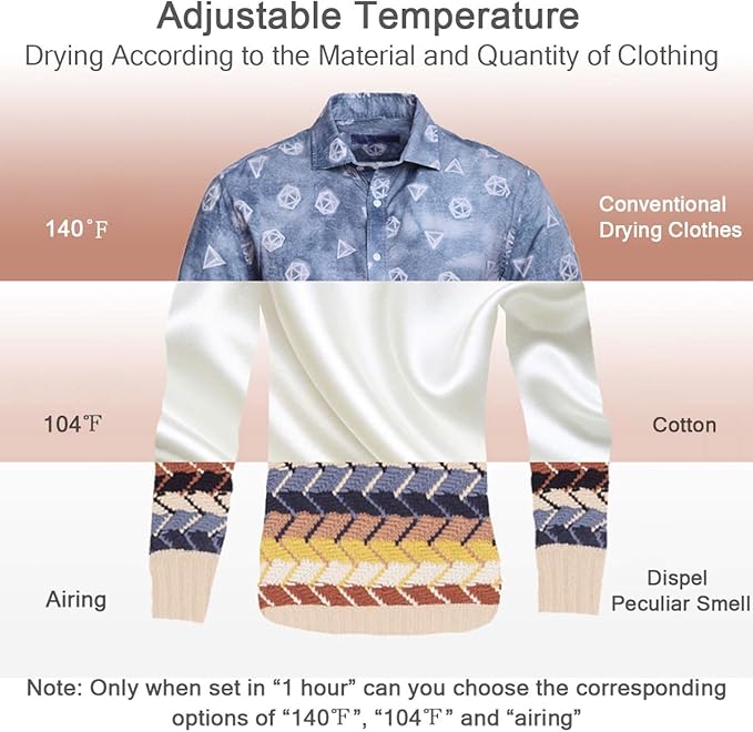 COSTWAY 1700W Electric Portable Clothes Dryer, 13.2 lbs Capacity Front Load - Image 3