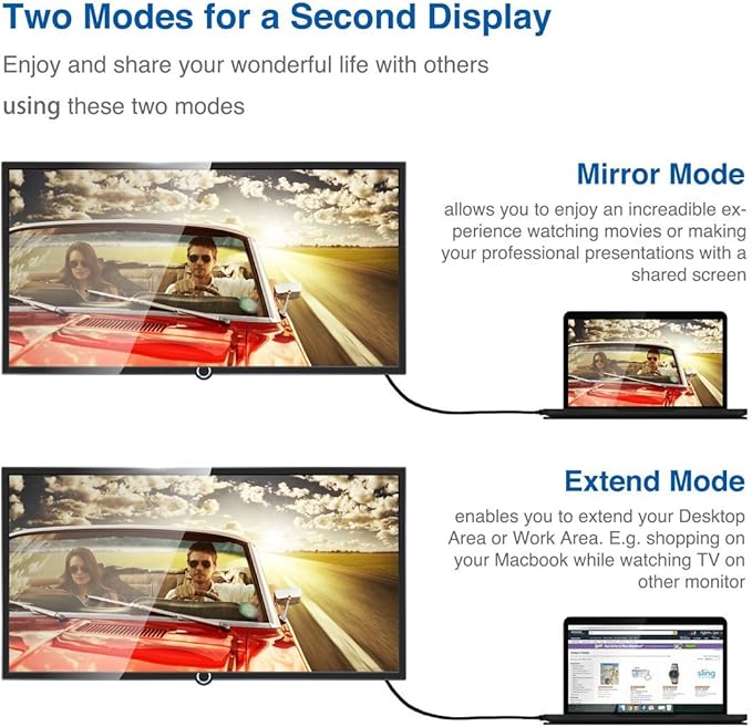 Moread HDMI to VGA, 10 Pack, Uni-Directional Gold-Plated HDMI to VGA Adapter - Image 9