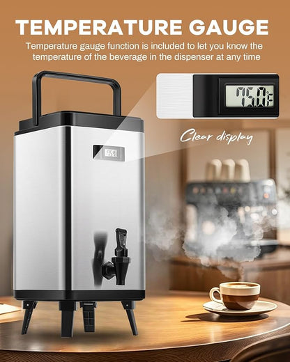 Insulated Beverage Dispenser Keep Hot & Cold Urn 12 L/3.2 Gallon Drink Dispenser - Image 3