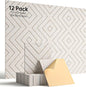 Woovio Sound Proof Foam Panels for Walls, 12 Pack Self-Adhesive Acoustic Panels by Woovio
