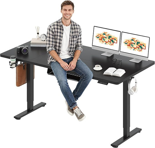 SANODESK Electric Standing Desk 71 x 32 Inches Height Adjustable Stand Up by sanodesk