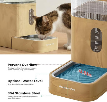 Gardner Pet 2.2 Gallon Automatic Dog Water Bowl Dispenser 8.5L Gravity Water - Image 3