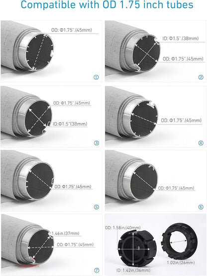 Rollerhouse 1.75"/45mm Roller Shade Battery Powered Motor - Image 6