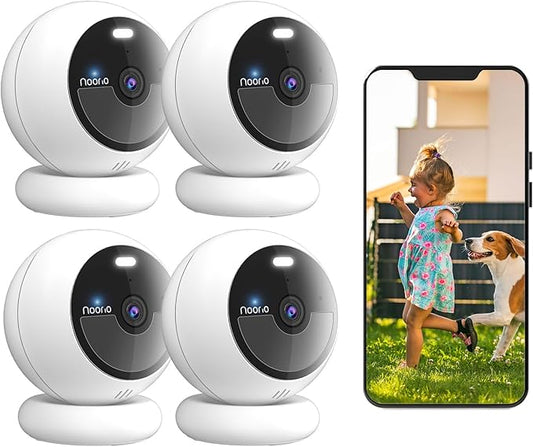 Noorio Security Cameras Wireless Outdoor Magnetic, 1080P AI Motion Detection by Noorio