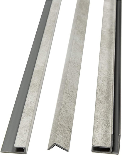 Palisade 78in x 36in x 36in Waterproof Vinyl Corner Shower Surround Kit - Image 8