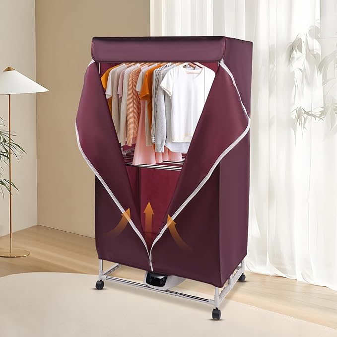 Clothes Dryer, Portable Travel Mini 1500W Dryer Machine 66.14lb Capacity - Image 3