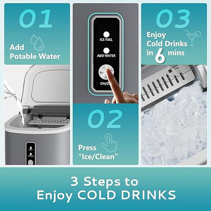 EUHOMY Countertop Ice Maker Machine - Image 6