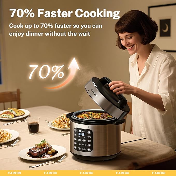 9-in-1 Electric Pressure Cooker, 1000W Instant Multi-Cooker - Image 7