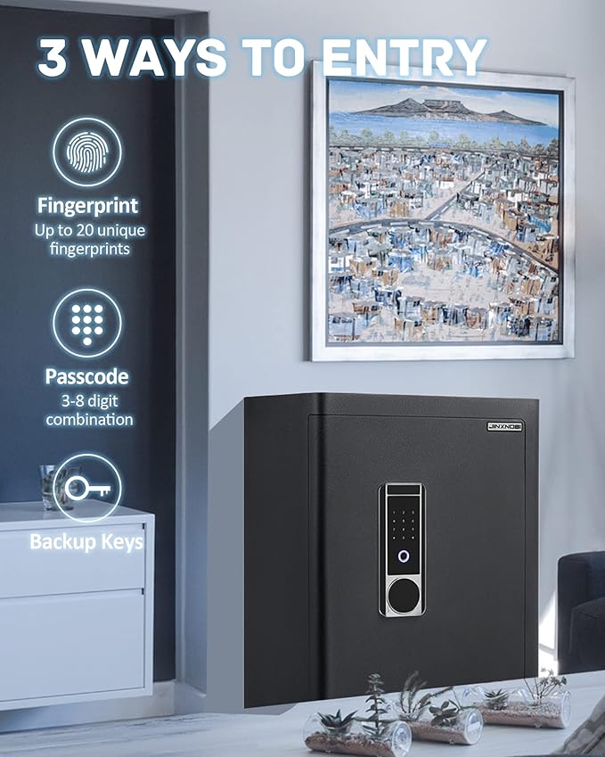 Luxury Large Biometric Safe, Jewelry Safes - Image 5