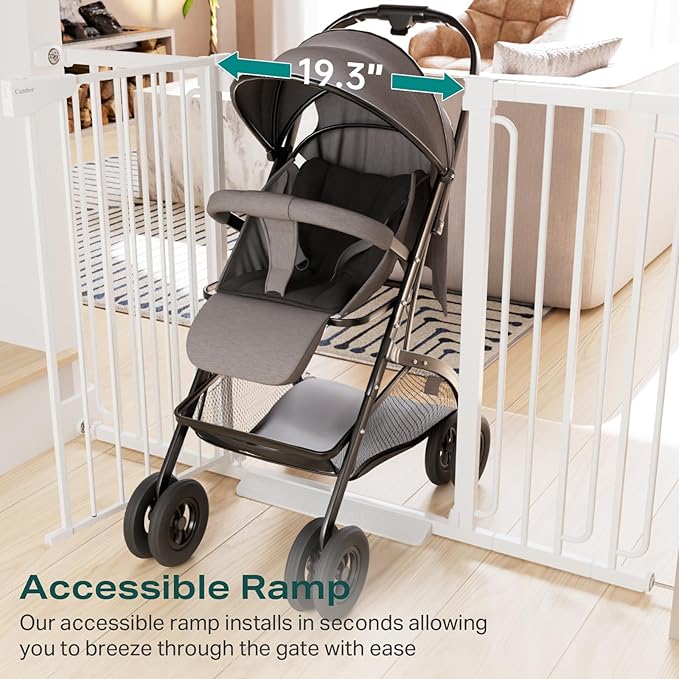 Cumbor 36" Extra Tall Baby Gate - Image 7