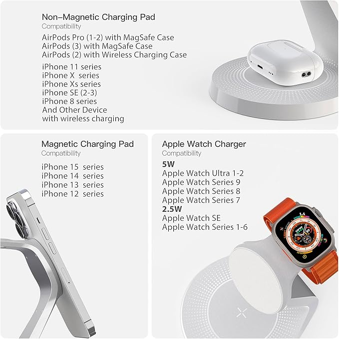 3 in 1 Charging Station for Apple Devices - Image 5