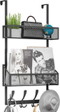 Kaiferty Over The Door Hooks Organizer, Coat Rack Over The Door Storage Hanger by Kaiferty