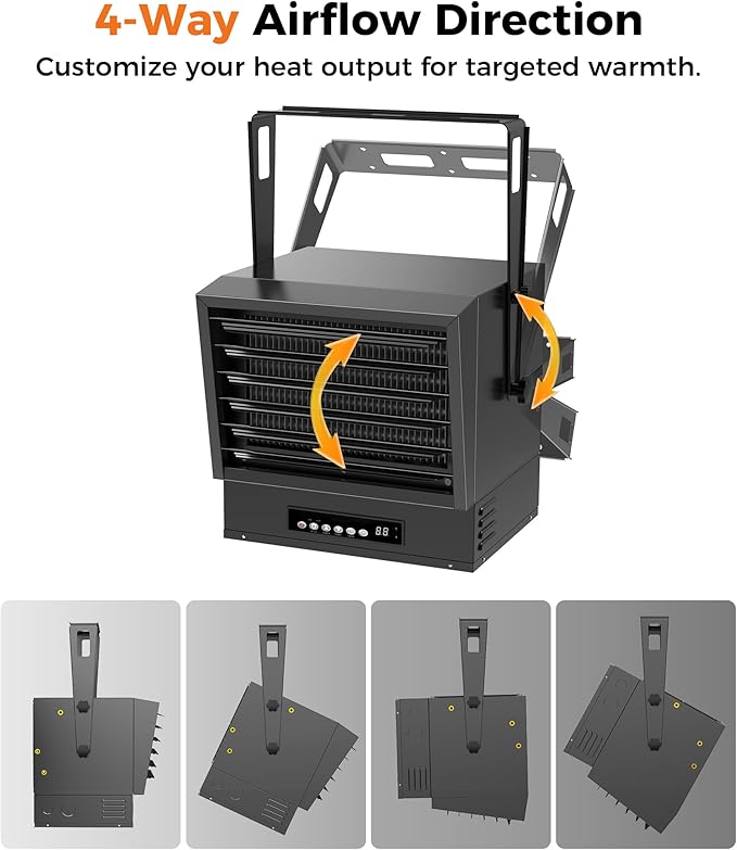 Electric Garage Heater for Indoor Use - 10000W - Image 5