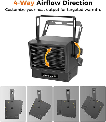 Electric Garage Heater for Indoor Use - 10000W - Image 5