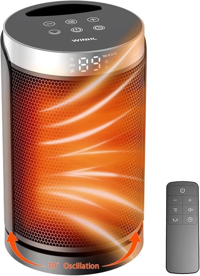 Space Heater, WINHL Small Portable Electric Heaters by Unknown