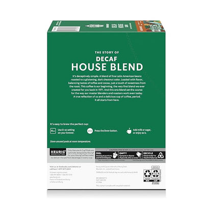 Starbucks K-Cup Coffee Pods, Medium Roast Hot or Iced Coffee, Decaf House Blend - Image 8