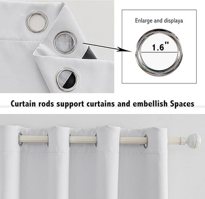 Anytime 100% Blackout Curtain 2 Panels Set, Thermal Insulated Window Drapes - Image 4
