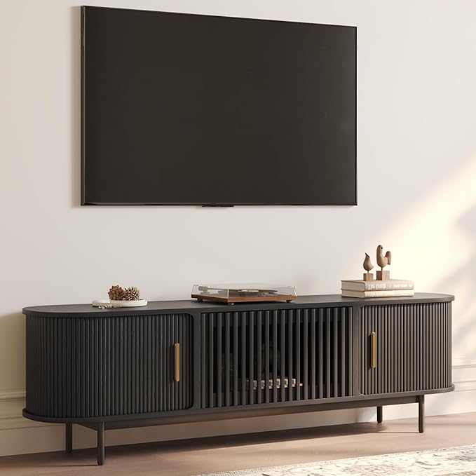 POVISON Fully-Assembled Mid Century Modern TV Stand by POVISON
