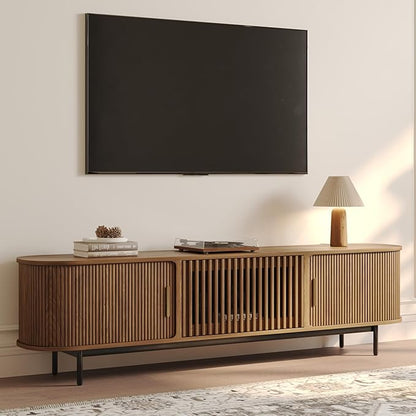 POVISON Fully-Assembled Mid Century Modern TV Stand by POVISON