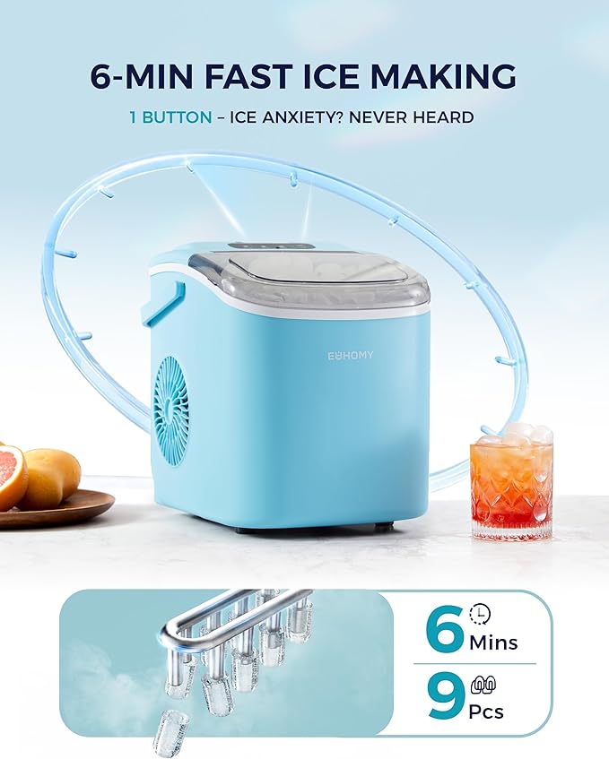 EUHOMY Countertop Ice Maker Machine - Image 3