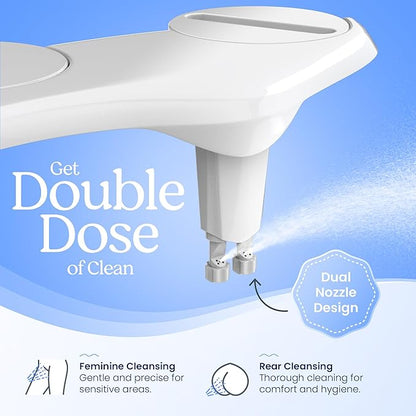 CLEAR REAR Bidet Attachment for Toilet Seat - Image 3