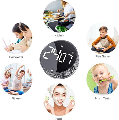 AVINIA Digital Kitchen Timers, Visual timers Large LED Display Magnetic - Image 6