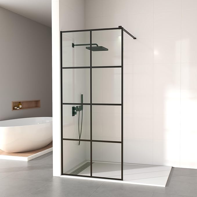 Mainzel 36" W x 76" H Fixed Shower Glass Panel, Frameless 3/8" ANSl Tempered - Image 2