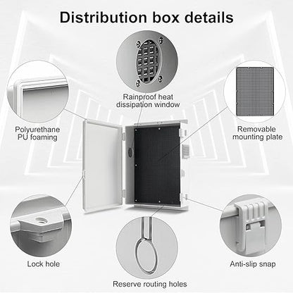 Namunanee Outdoor Electrical Junction Box, ABS Water Resistant Enclosure - Image 4