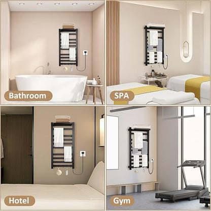Heated Towel Rack for Bathroom Towel Warmer Racks Wall Mounted - Image 8