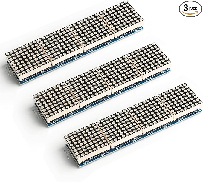 EC Buying MAX7219 Dot Matrix Display - 4 in 1 Integrated Display by ECBuying