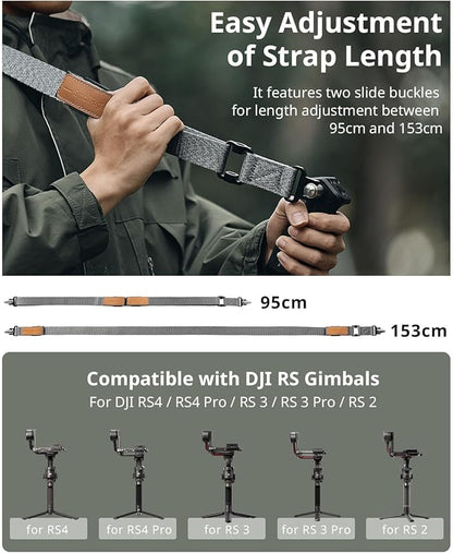 SmallRig RS3 RS2 Weight-Reducing Shoulder Strap Compatible - Image 5