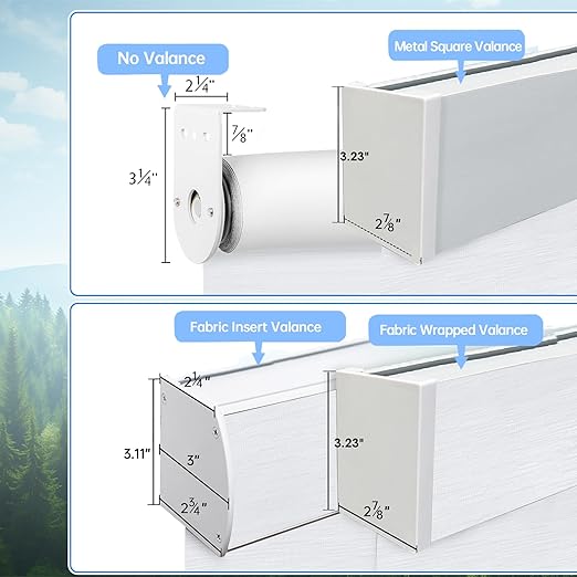 Motorized Blinds with Remote Control, 100% Blackout Cordless Wireless Electric - Image 4
