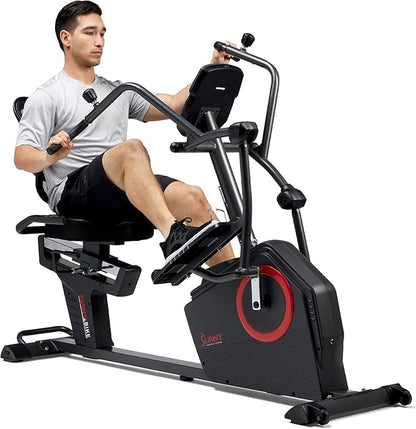 Sunny Health & Fitness Elite Recumbent Cross Trainer & Elliptical Machine by SunnyHealthFitness
