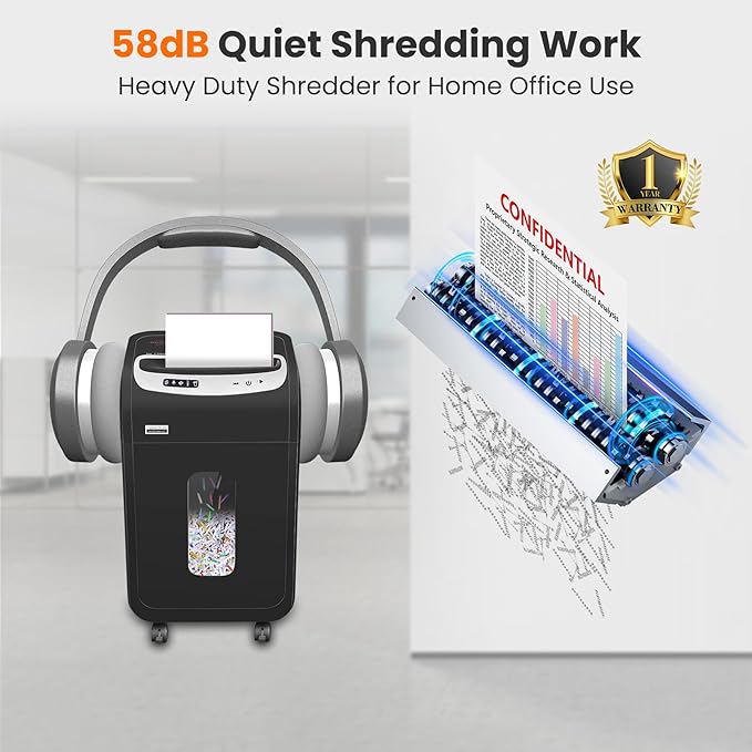 Paper Shredder for Home Office Heavy Duty - Image 5